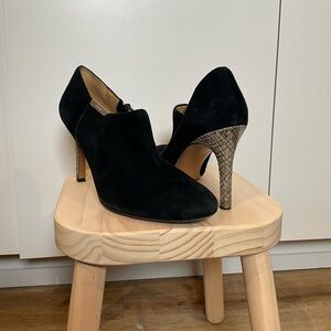 Coach Black Suede Women's Heels